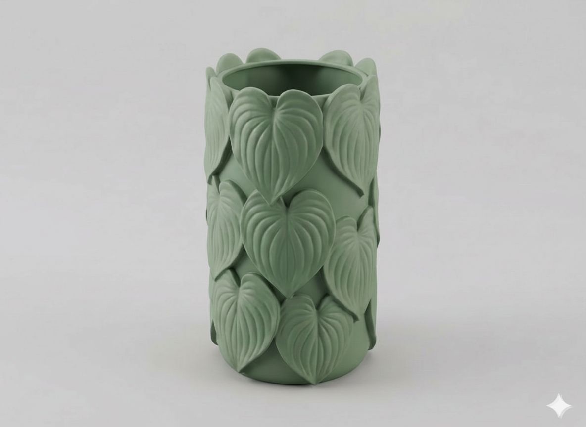 Leaf Pattern Vase