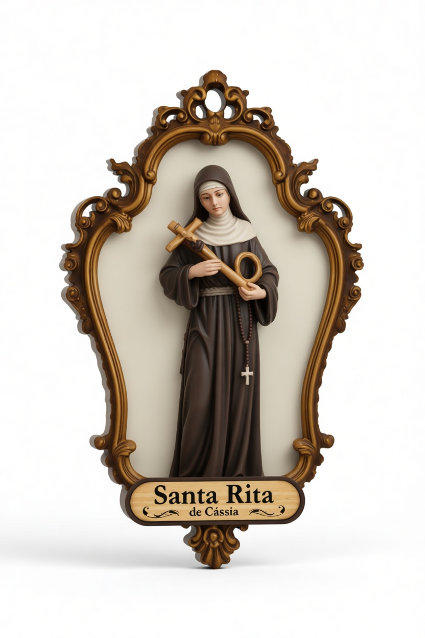 Santa Rita de Cássia Figurine free 3D printable STL