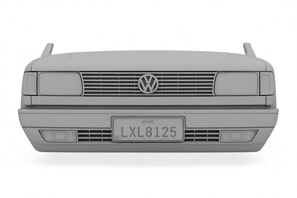 Volkswagen Gol Front Model free 3D printable STL