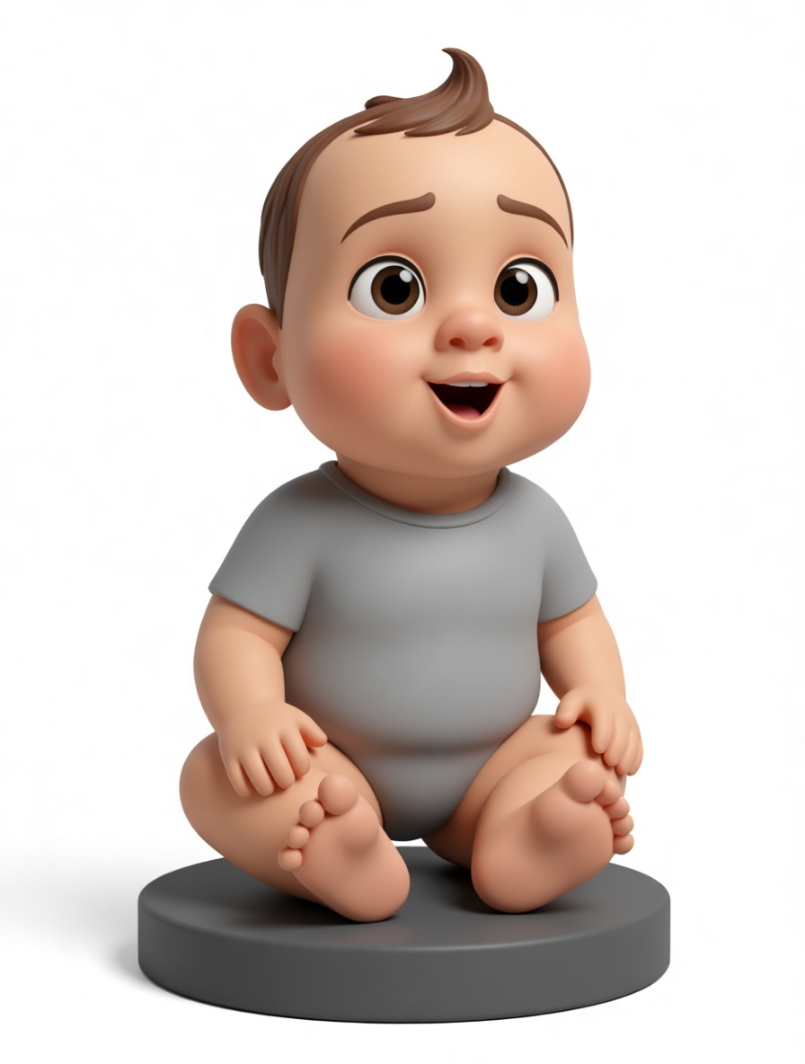 Cute Baby Figurine free 3D printable STL
