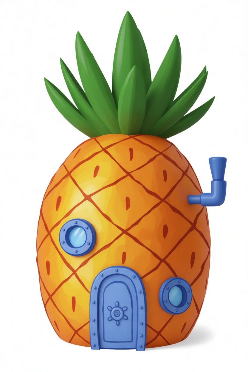 SpongeBob Pineapple House free 3D printable STL