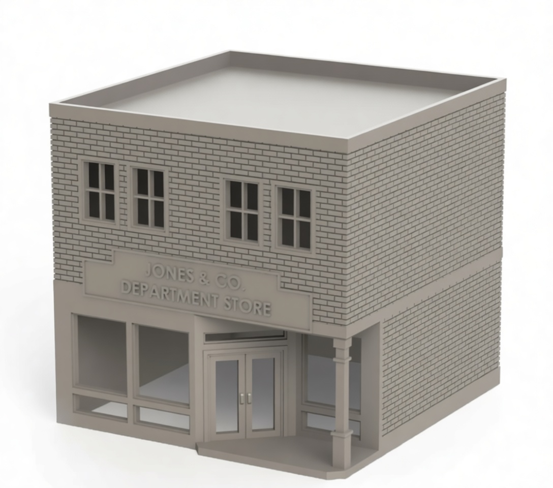 Jones & Co. Store Model free 3D printable STL