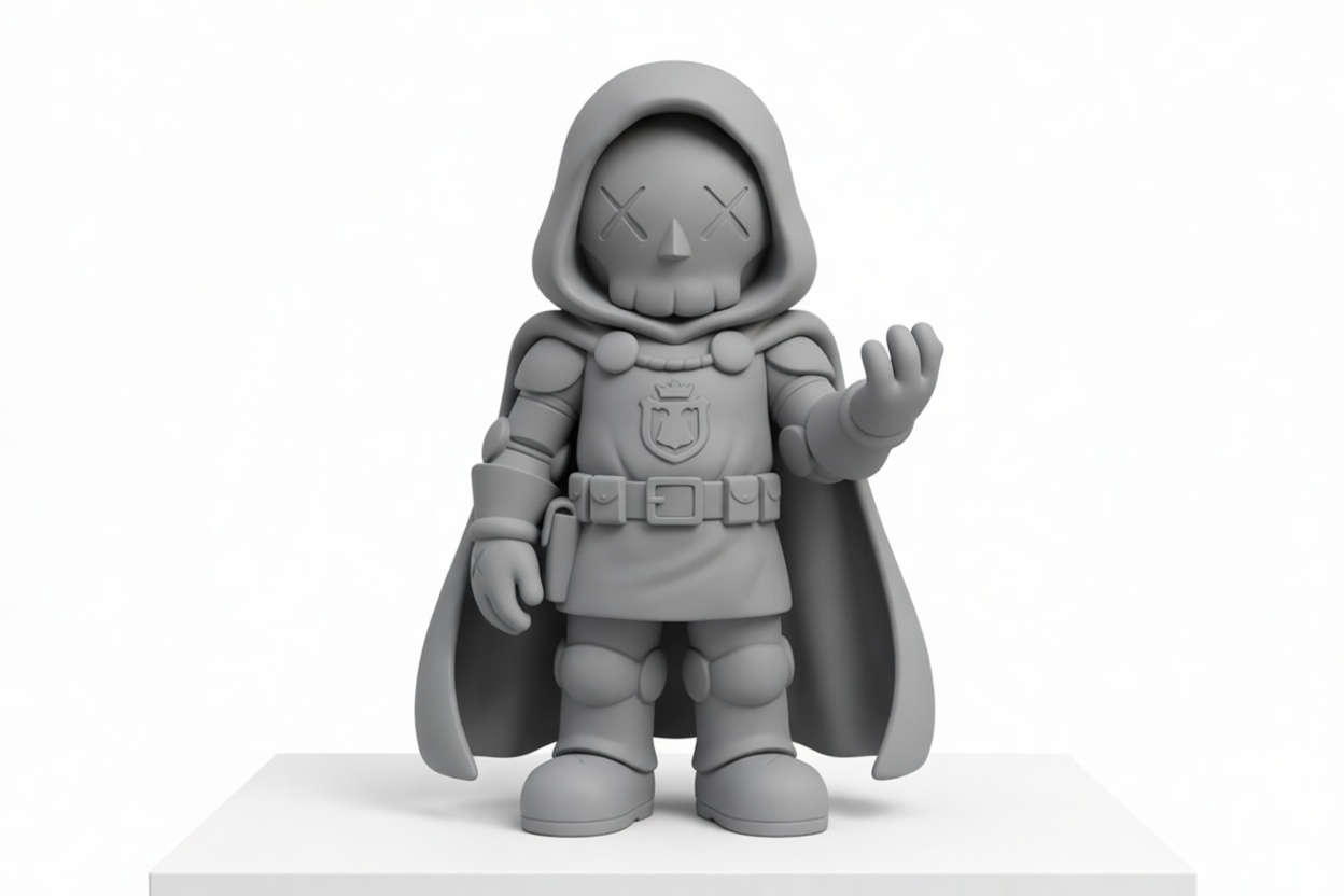 Skeleton Knight Figurine free 3D printable STL