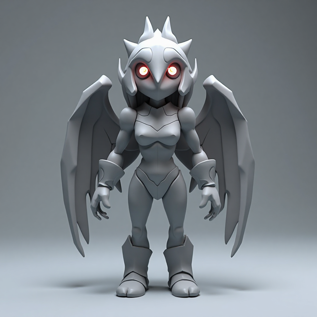Lady Harpy Figurine free 3D printable STL