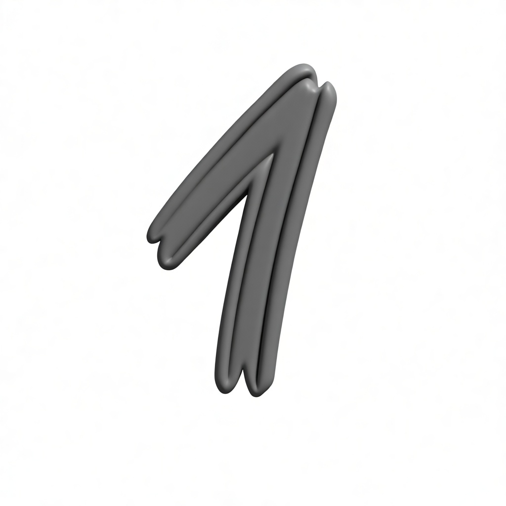 Number One Figurine free 3D printable STL