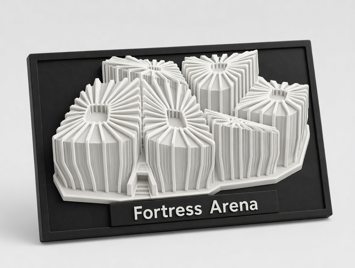 Fortress Arena Model free 3D printable STL