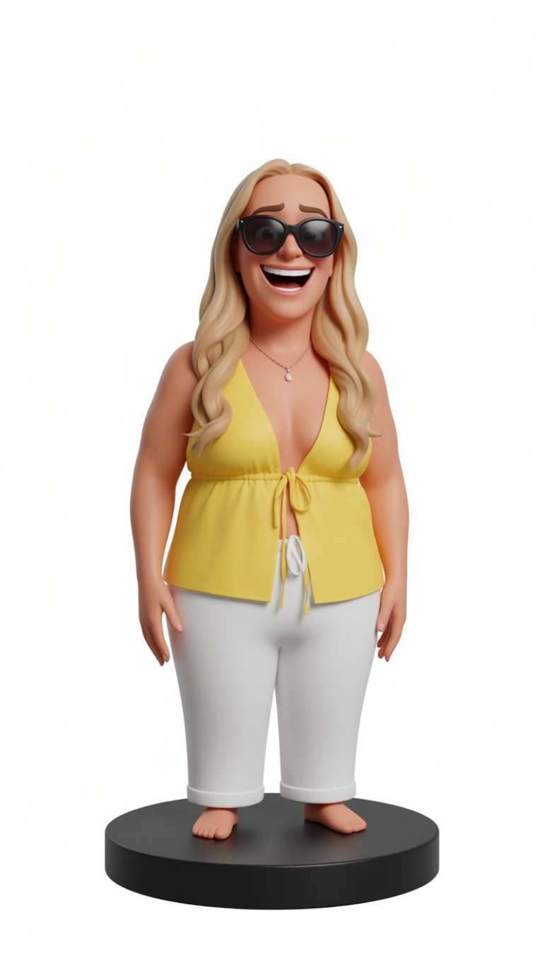 Smiling Woman Figurine free 3D printable STL