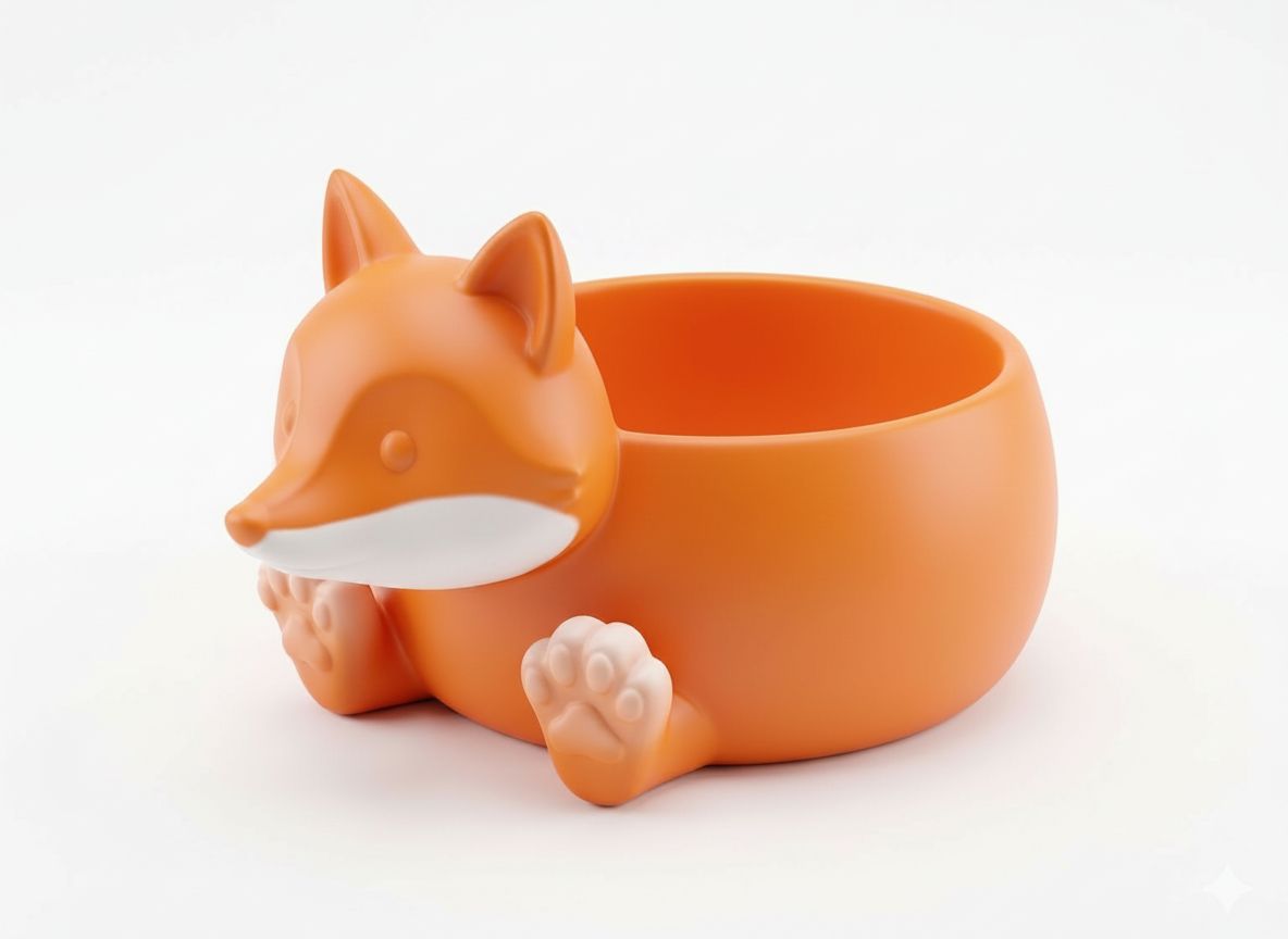 Fox Planter Pot free 3D printable STL