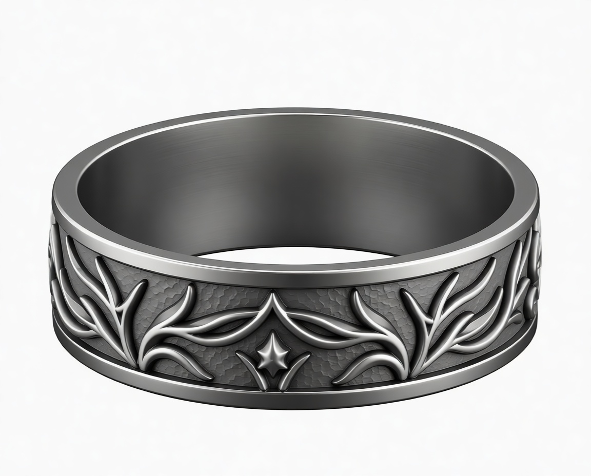 Floral Pattern Ring free 3D printable STL