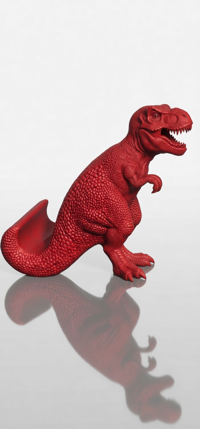 T-Rex Dinosaur Toothbrush Holder free 3D printable STL