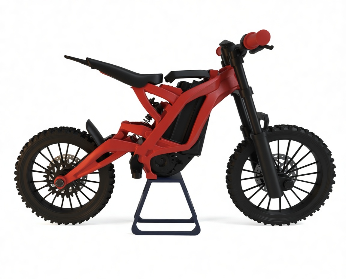 Electric Dirt Bike Model free 3D printable STL