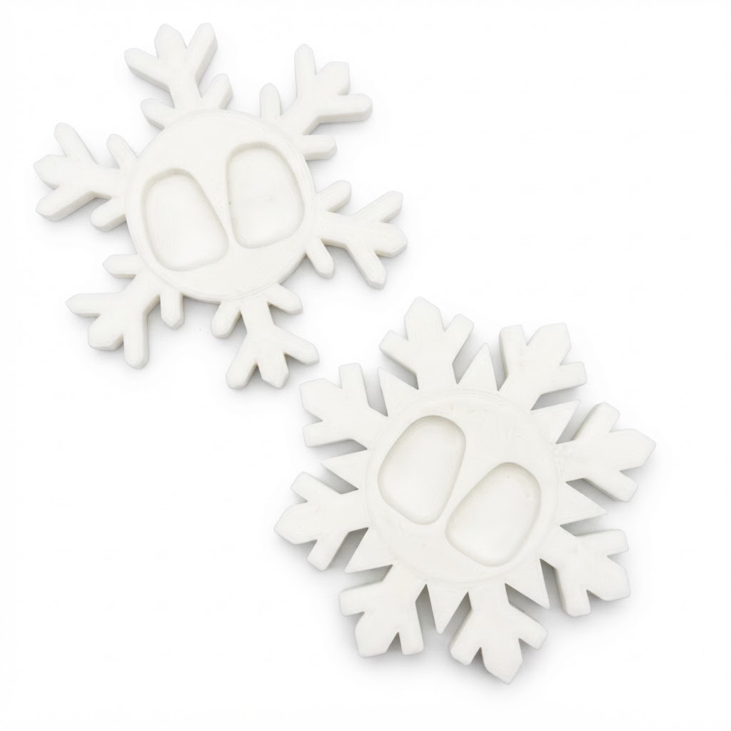 Snowflake Cookie Cutter Set free 3D printable STL