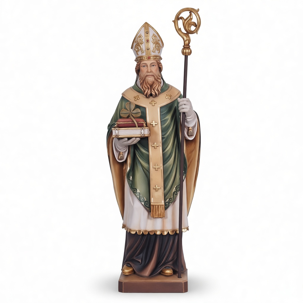 Saint Patrick Statue free 3D printable STL