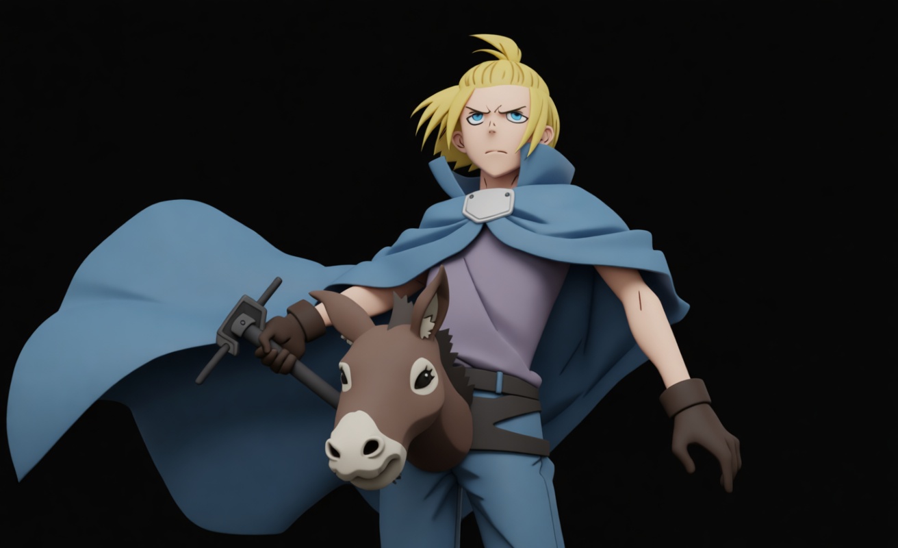 Howl Fullmetal Alchemist Figurine free 3D printable STL