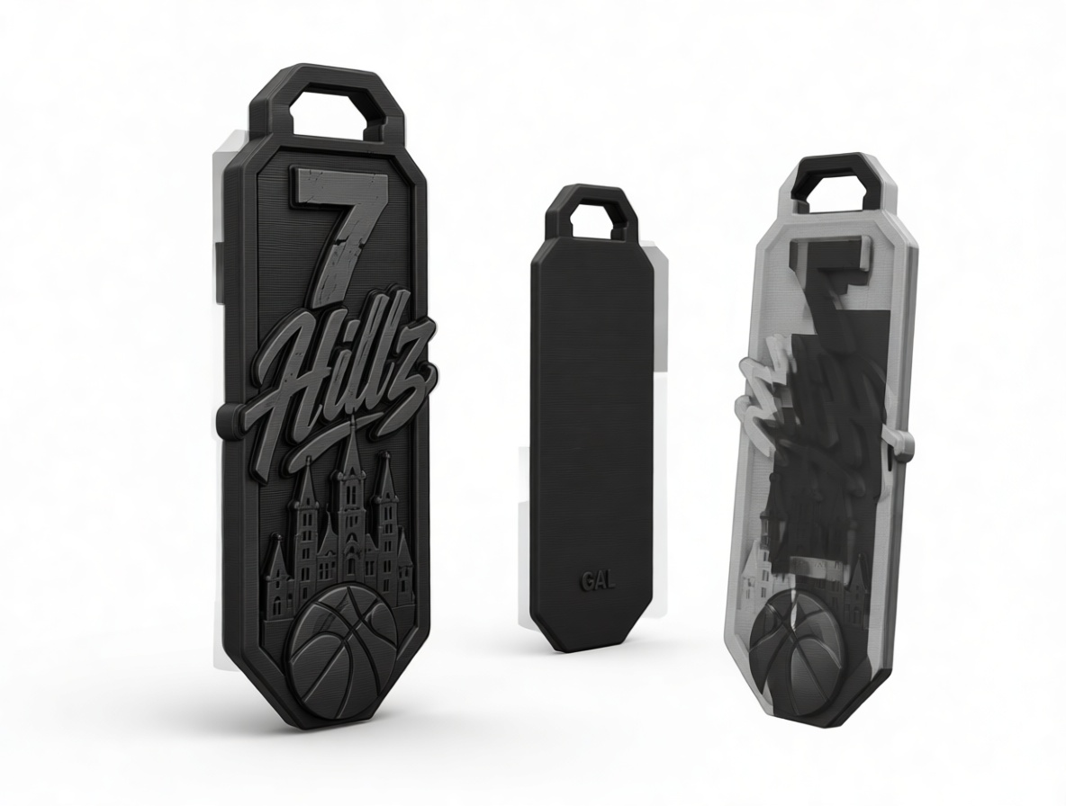 7 Hillz Basketball Tag free 3D printable STL
