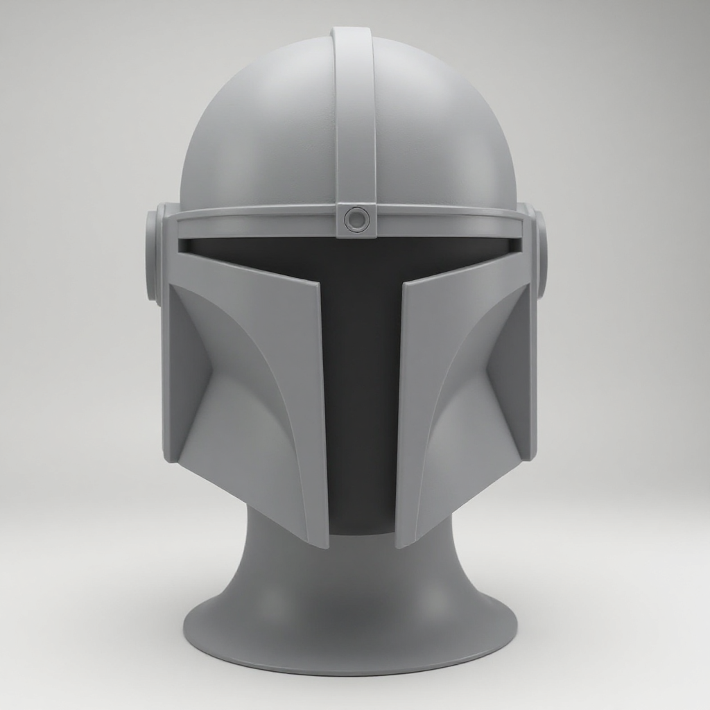 Mandalorian Helmet Wearable free 3D printable STL