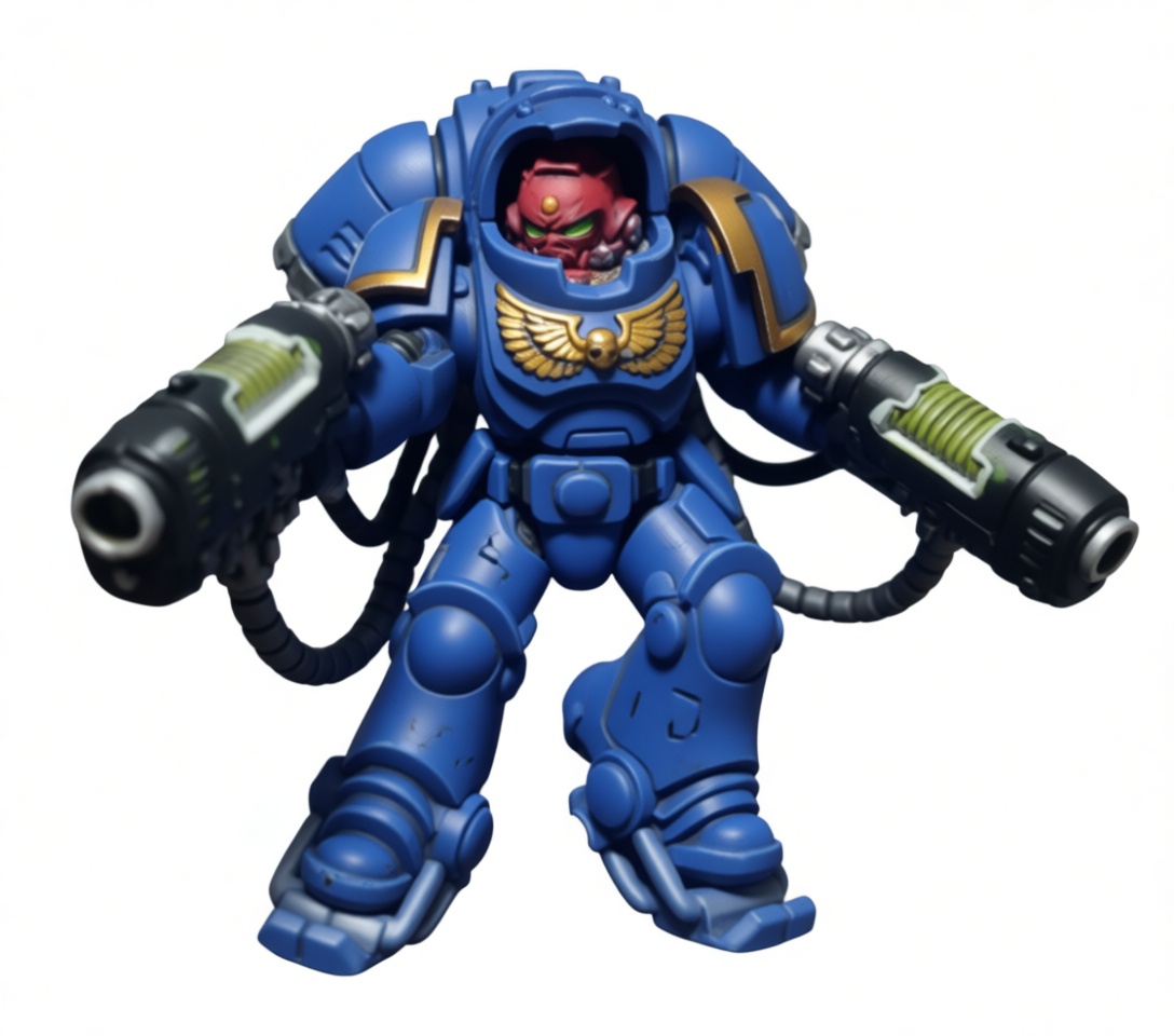 Space Marine Heavy Weapon Figurine free 3D printable STL