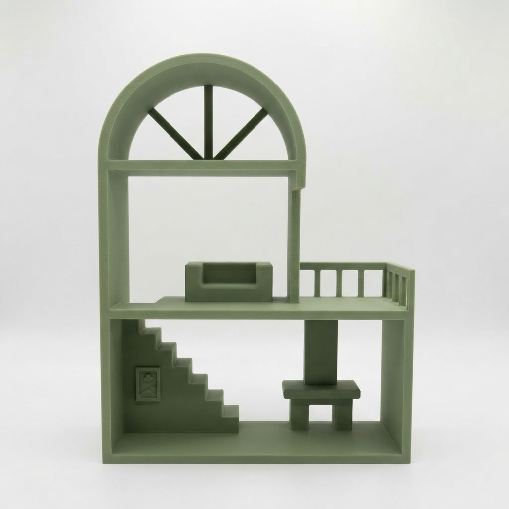 Modern Dollhouse Model free 3D printable STL