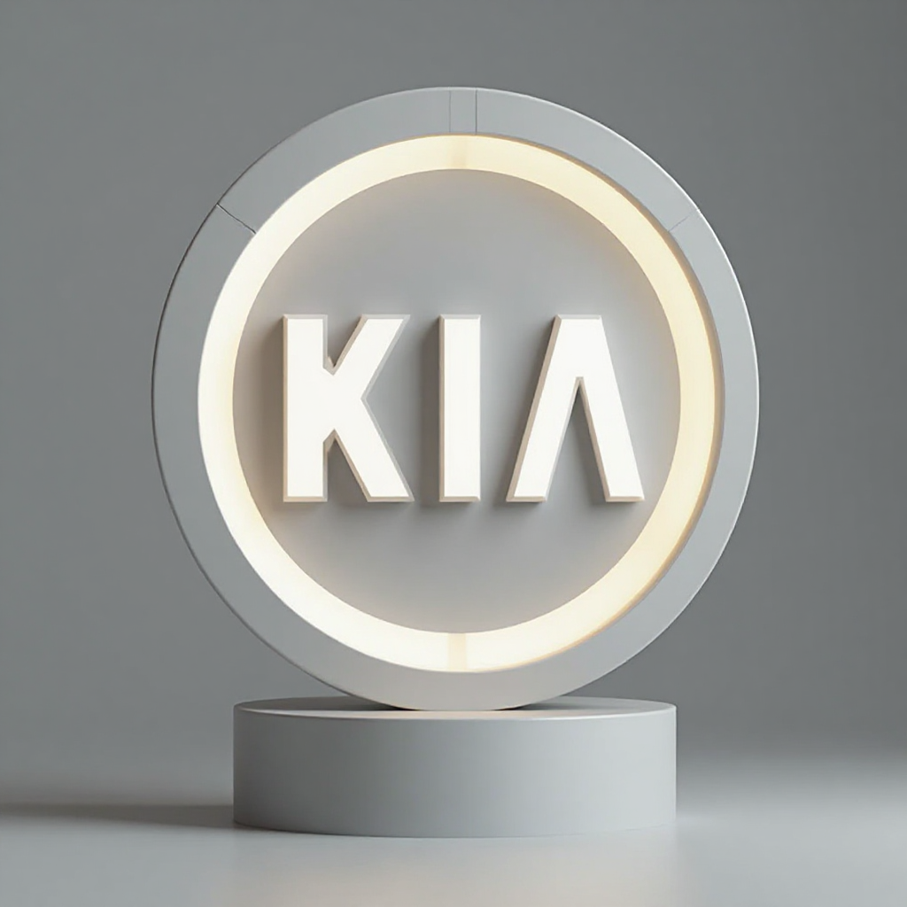 Kia Logo Lightbox free 3D printable STL
