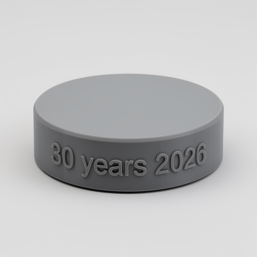 30 Years 2026 Base free 3D printable STL