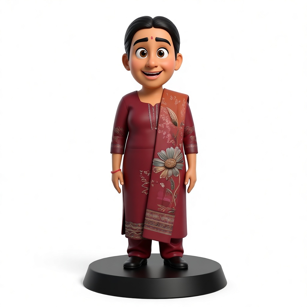 Indian Woman Figurine free 3D printable STL