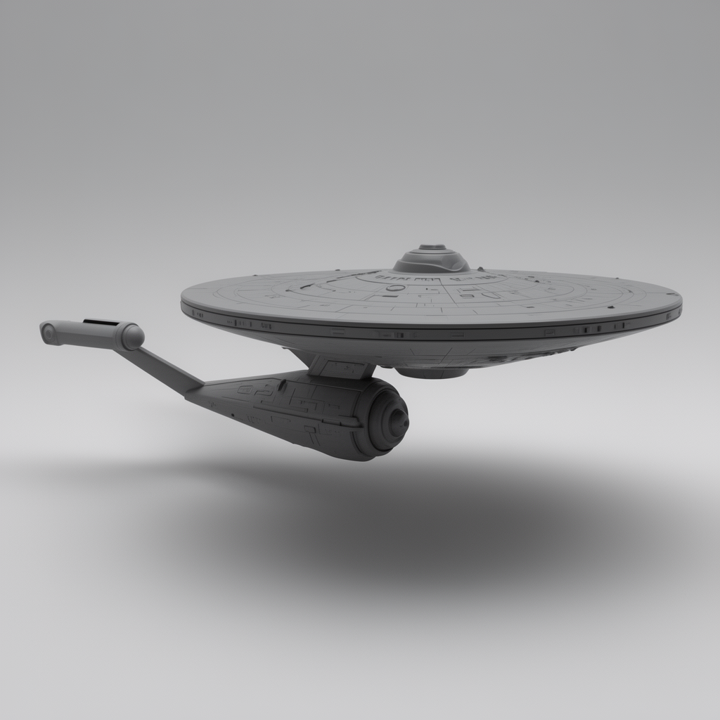 Starship Enterprise Model free 3D printable STL