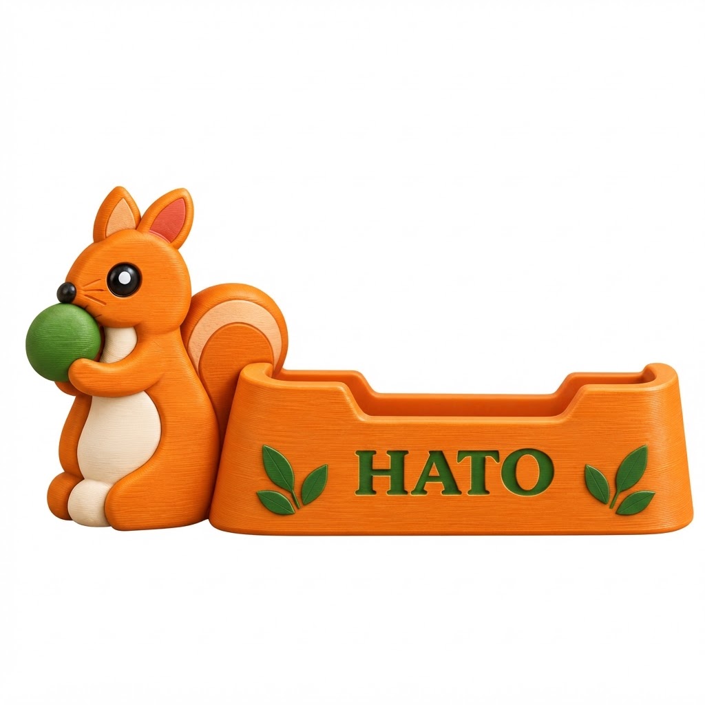 Squirrel Planter Holder free 3D printable STL