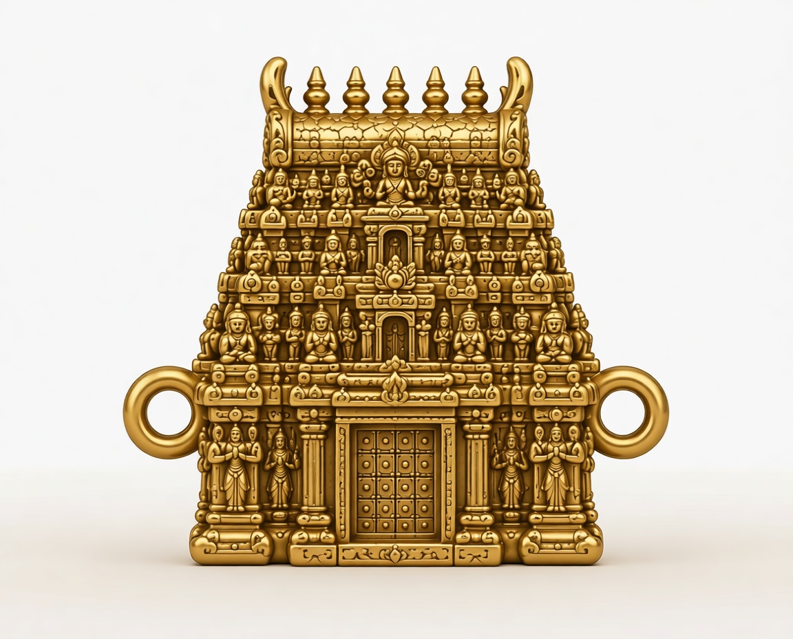 Dravidian Temple Gopuram Sculpture free 3D printable STL