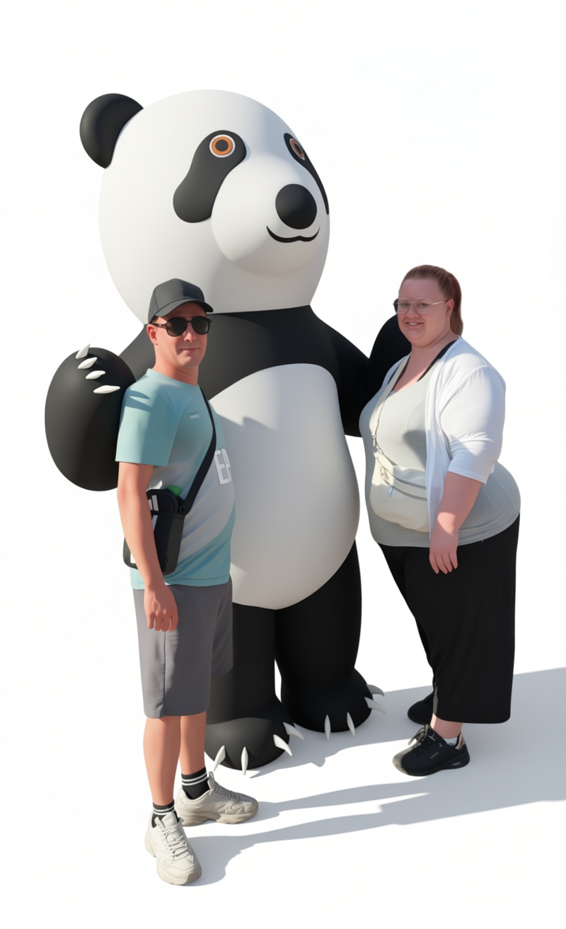 Giant Panda Statue free 3D printable STL