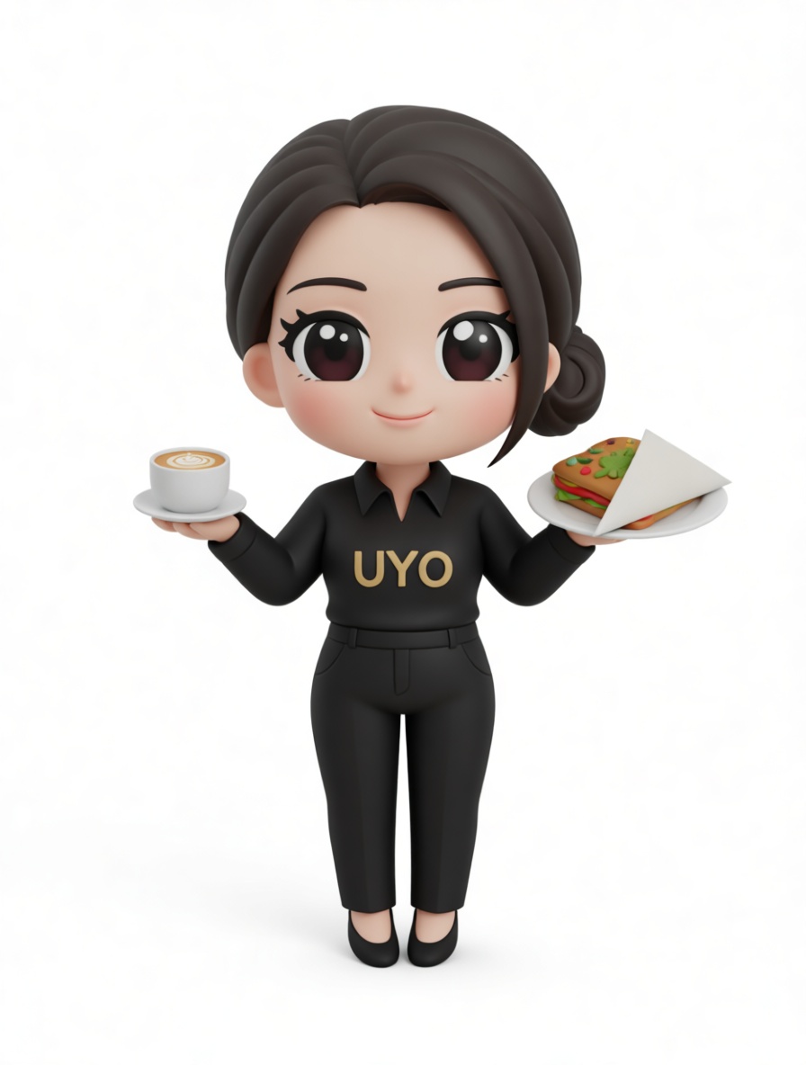 Waitress Cartoon Figurine free 3D printable STL