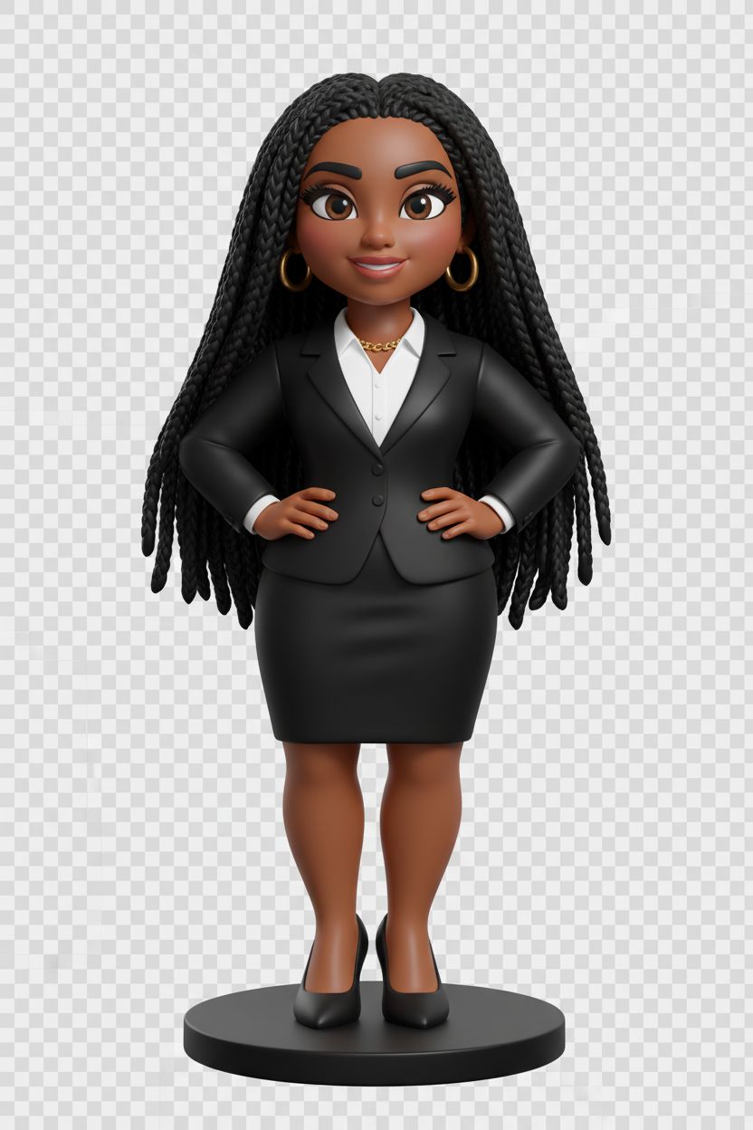 Professional Businesswoman Figurine free 3D printable STL