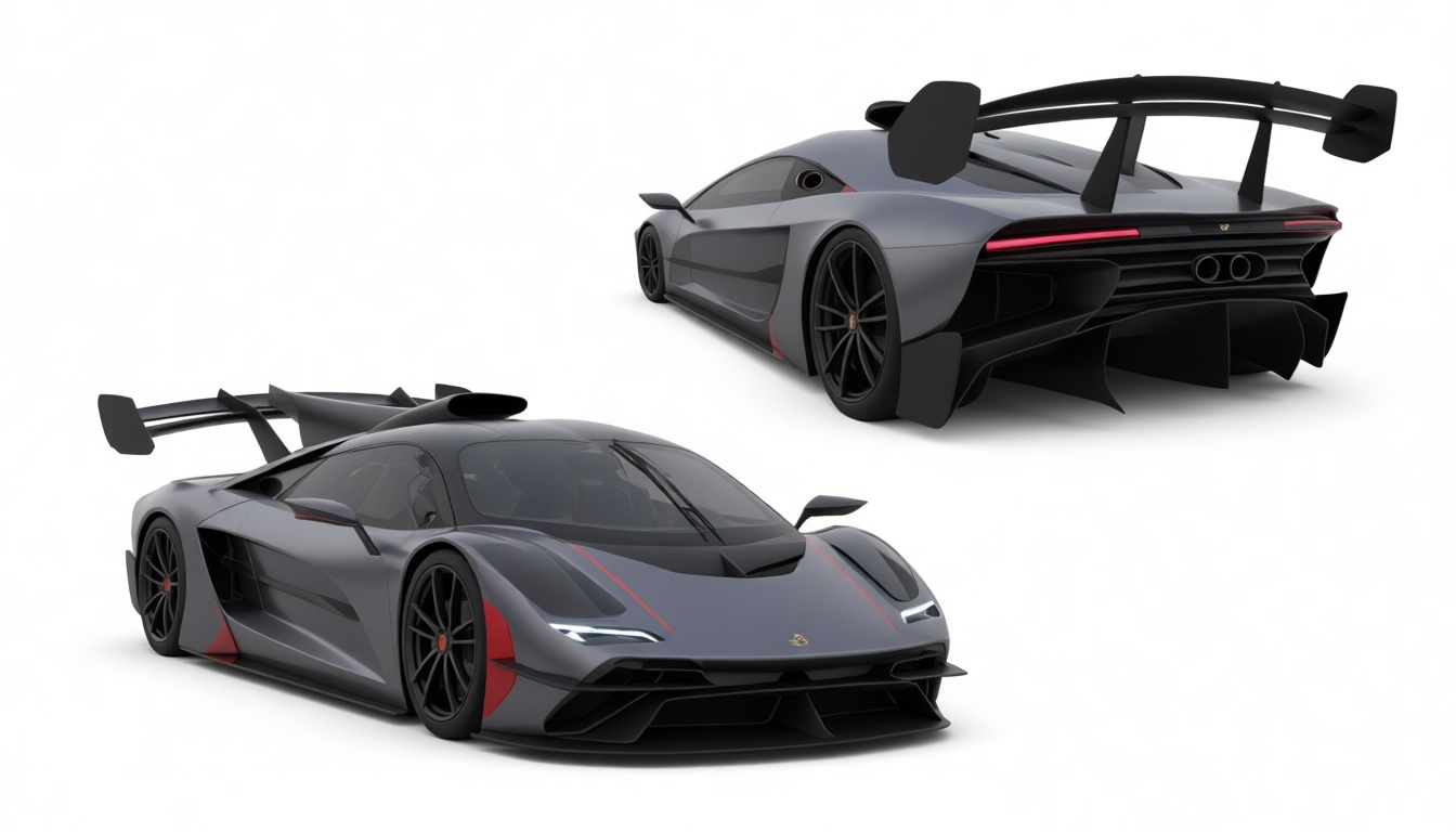 McLaren Senna Sports Car free 3D printable STL