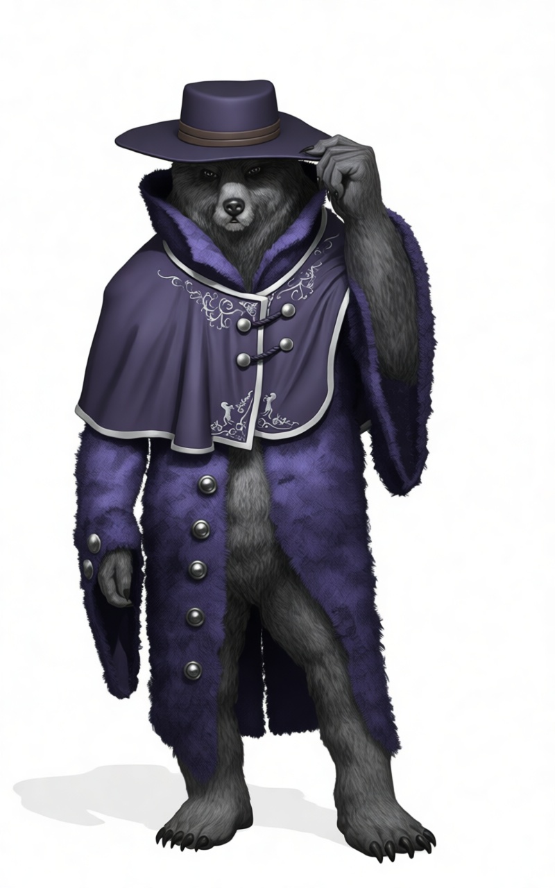 Bear Wizard Figurine free 3D printable STL