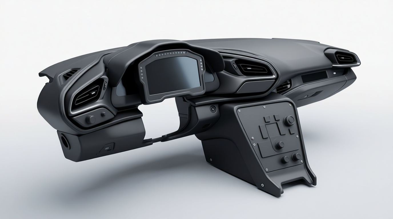 McLaren Artura Dashboard Model free 3D printable STL