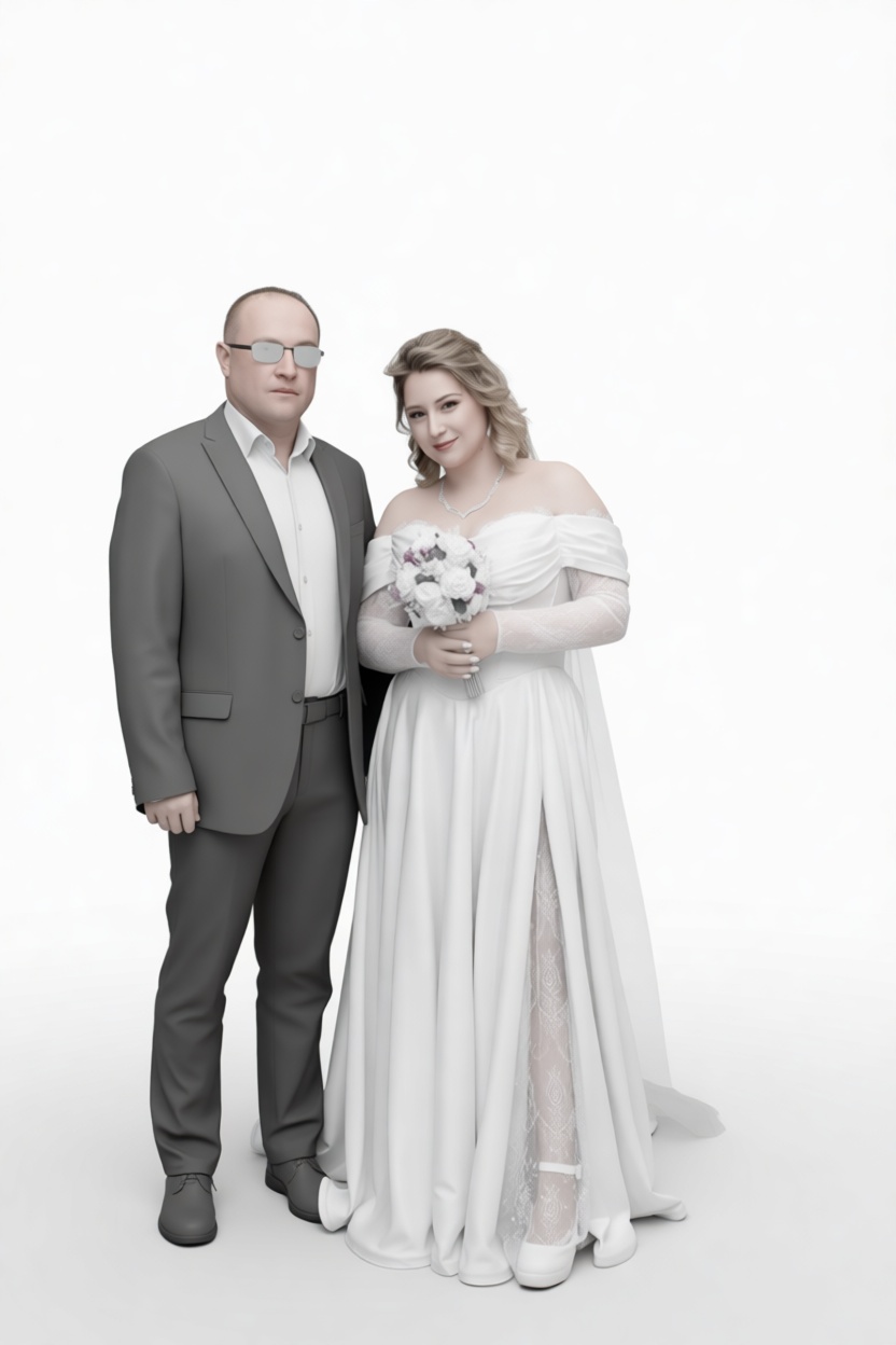 Wedding Couple Figurine free 3D printable STL