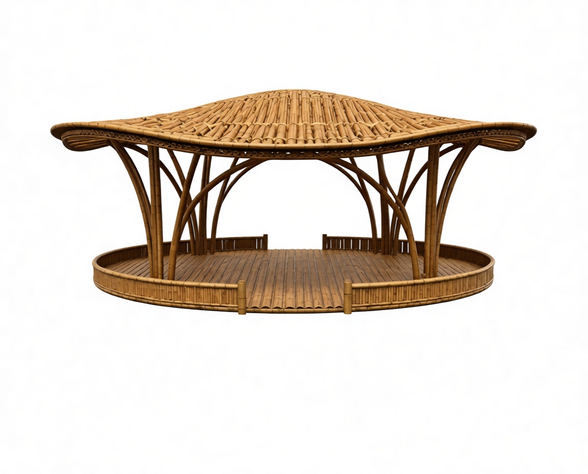 Bamboo Pavilion Model free 3D printable STL