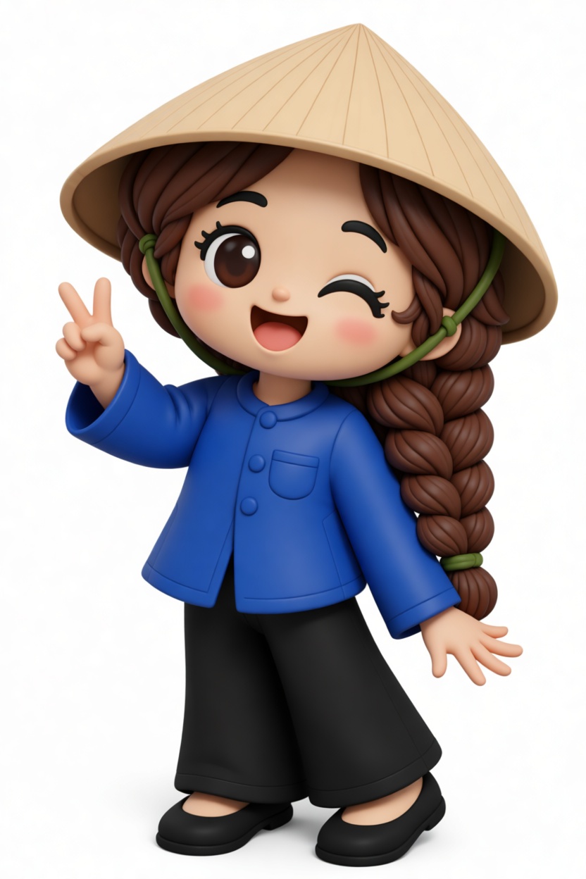 Vietnamese Girl Figurine free 3D printable STL