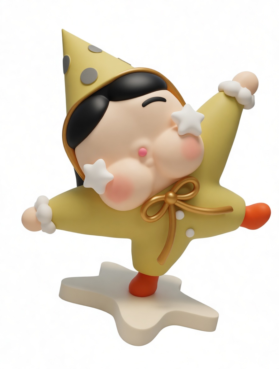 Dancing Star Child Figurine free 3D printable STL