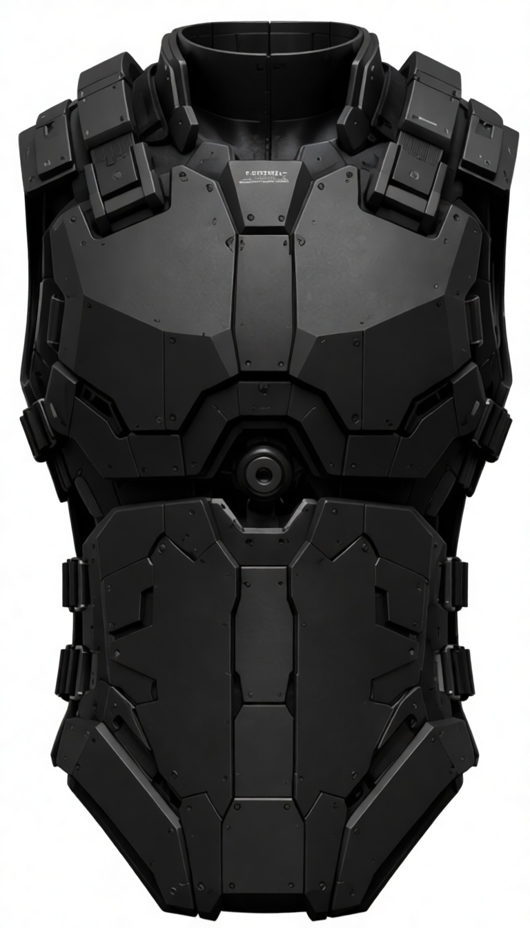 Black Tactical Armor Vest free 3D printable STL