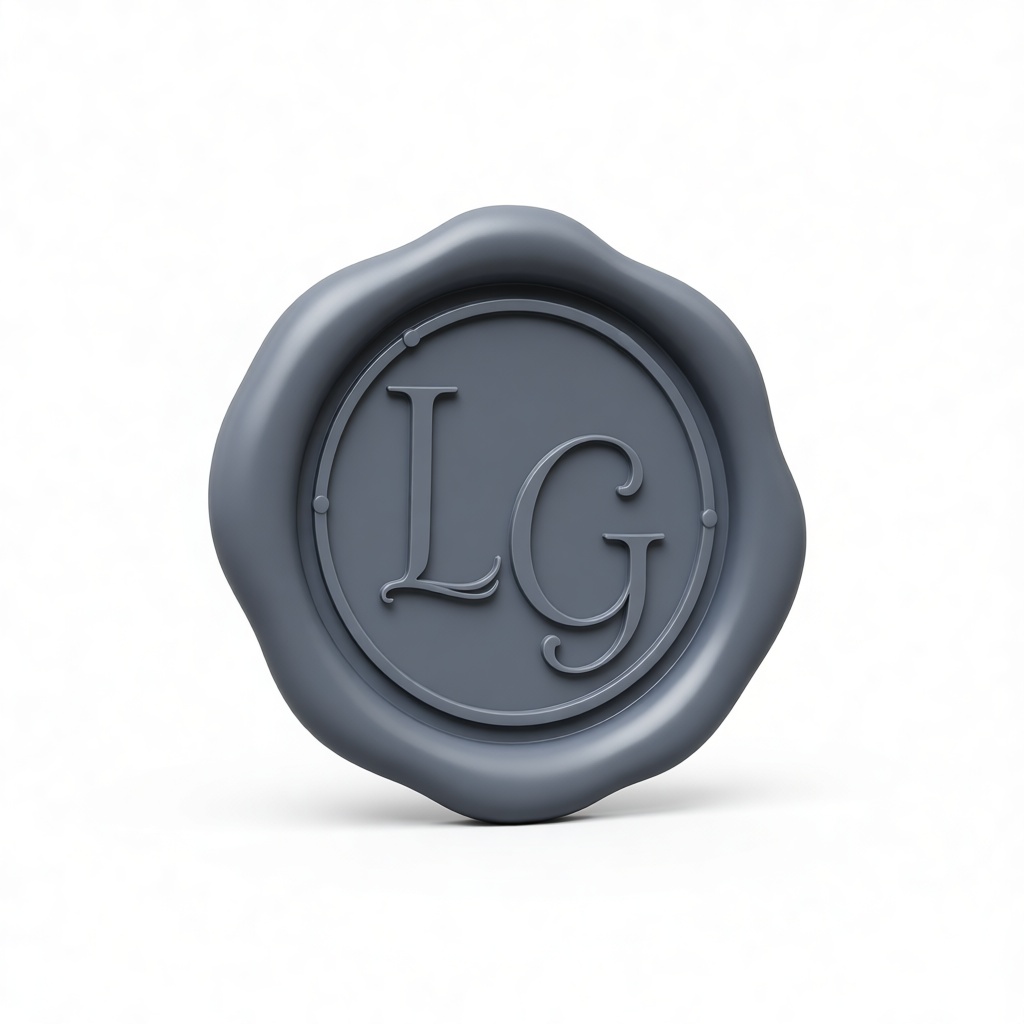LG Wax Seal Stamp free 3D printable STL