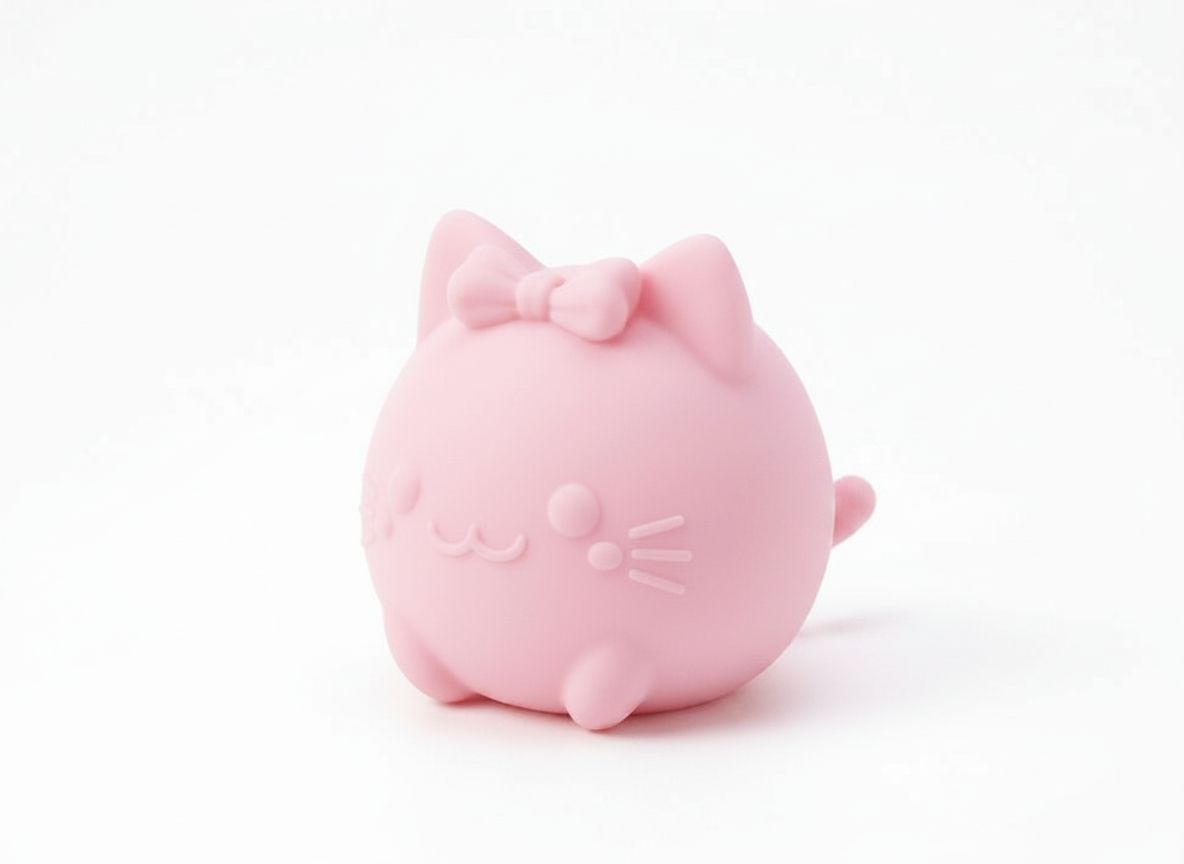 Kawaii Cat Figurine free 3D printable STL