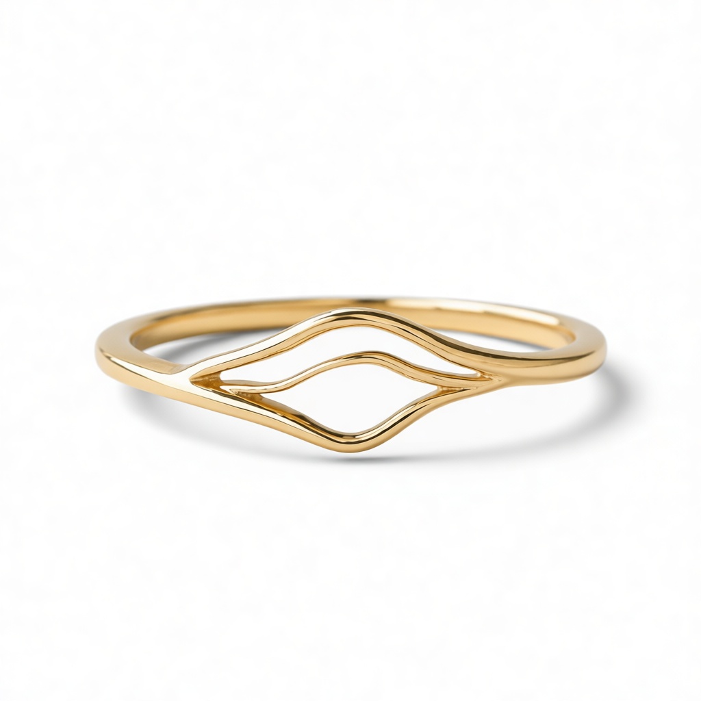 Abstract Lip Ring free 3D printable STL