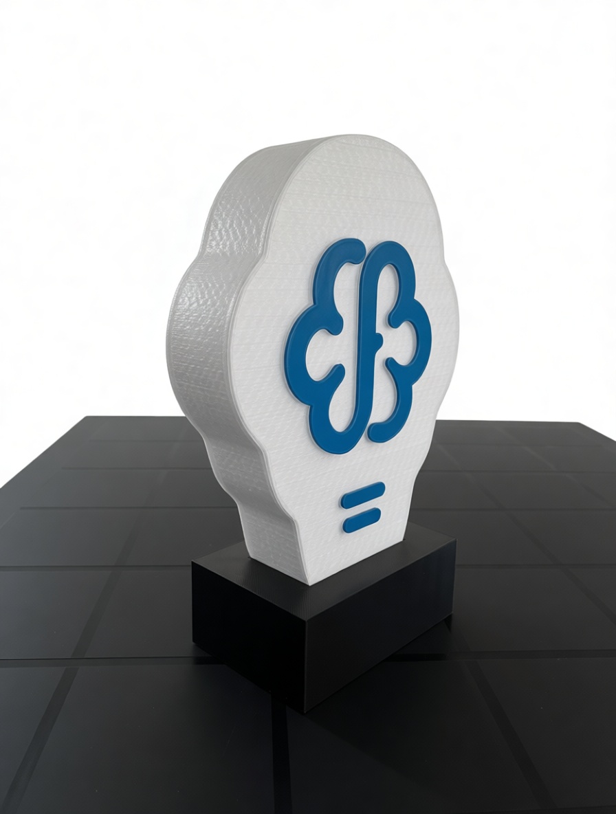 Creative Brain Lightbulb Sculpture free 3D printable STL