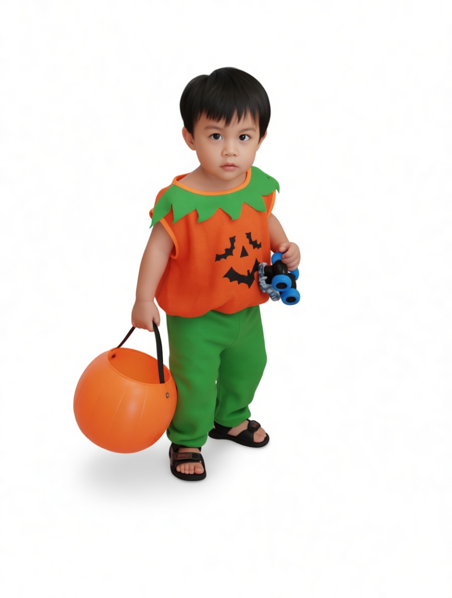 Toddler Halloween Figurine free 3D printable STL