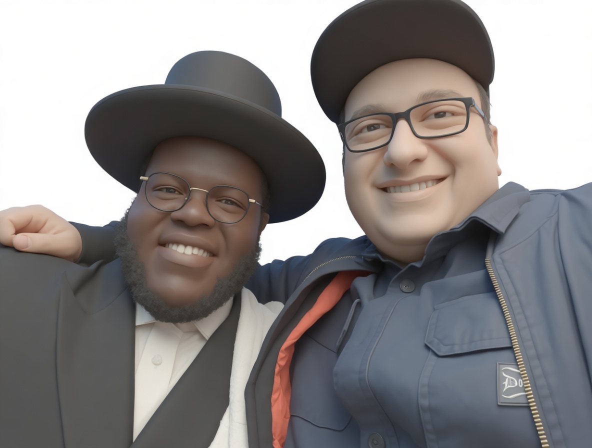 Dual Smiling Male Busts free 3D printable STL