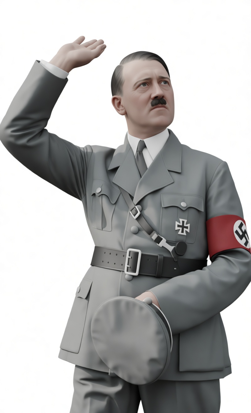 Adolf Hitler Figurine free 3D printable STL