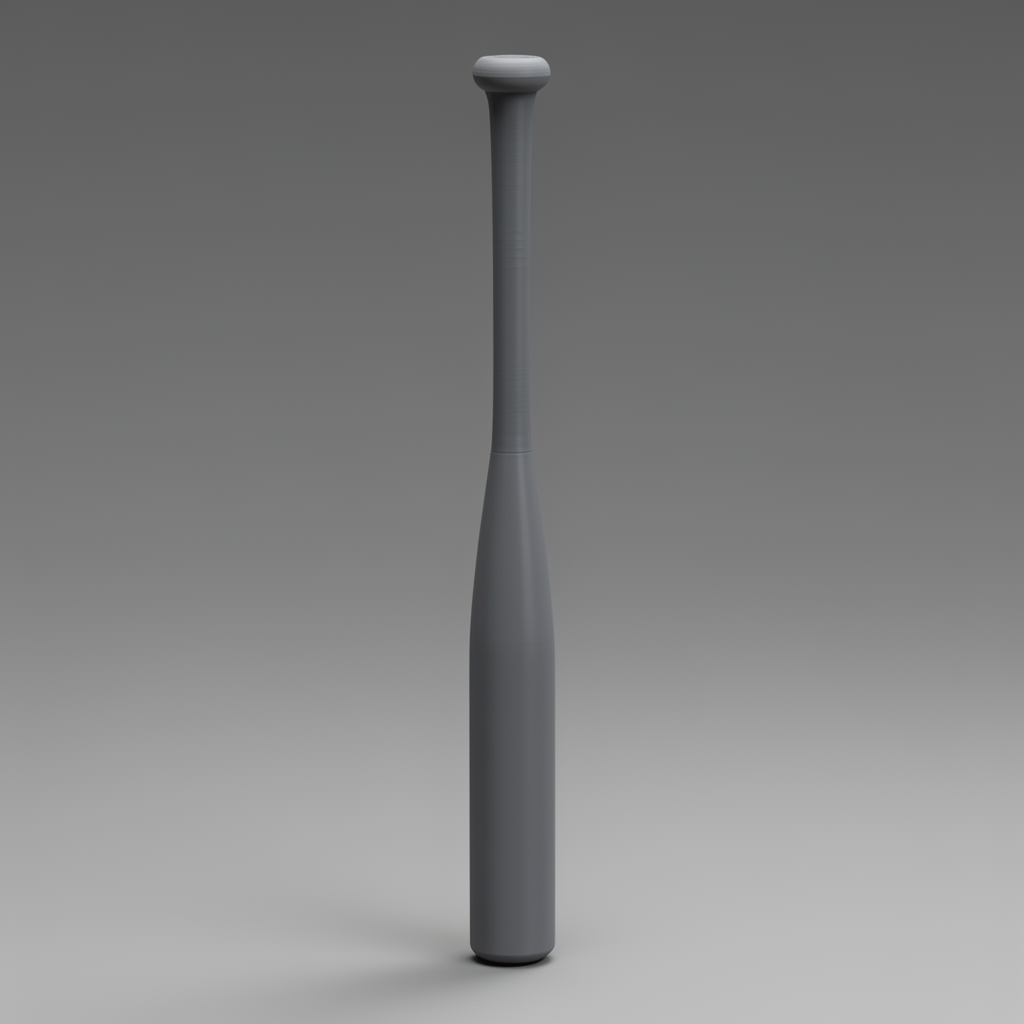 Classic Baseball Bat free 3D printable STL