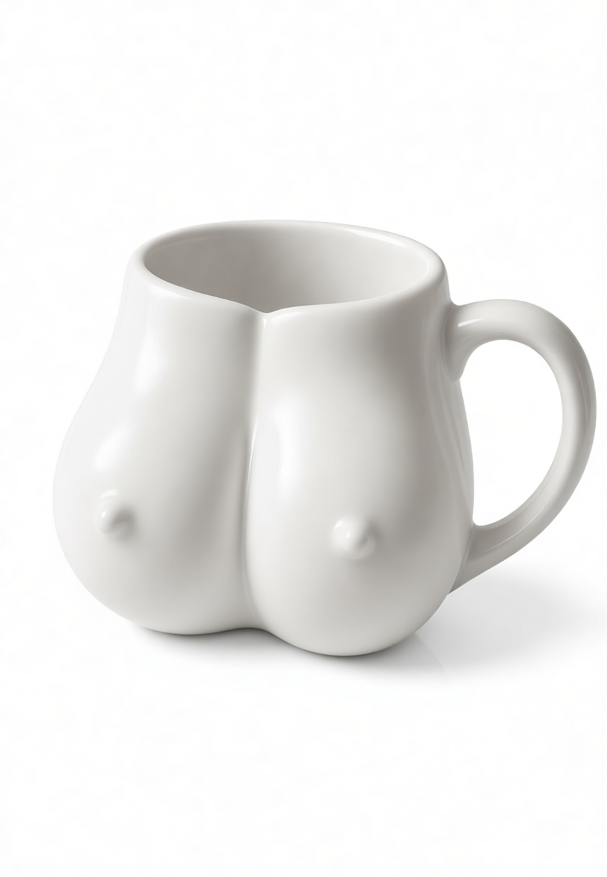 Breast Shape Mug free 3D printable STL
