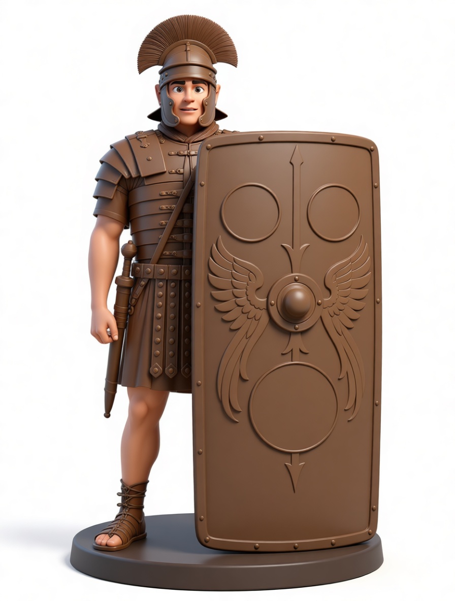 Roman Legionary Figurine free 3D printable STL