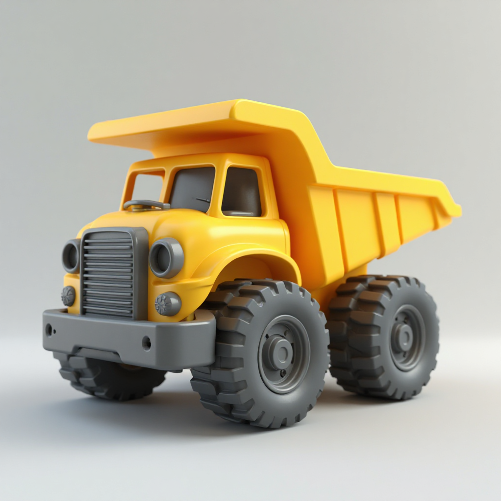 Mining Dump Truck Model free 3D printable STL